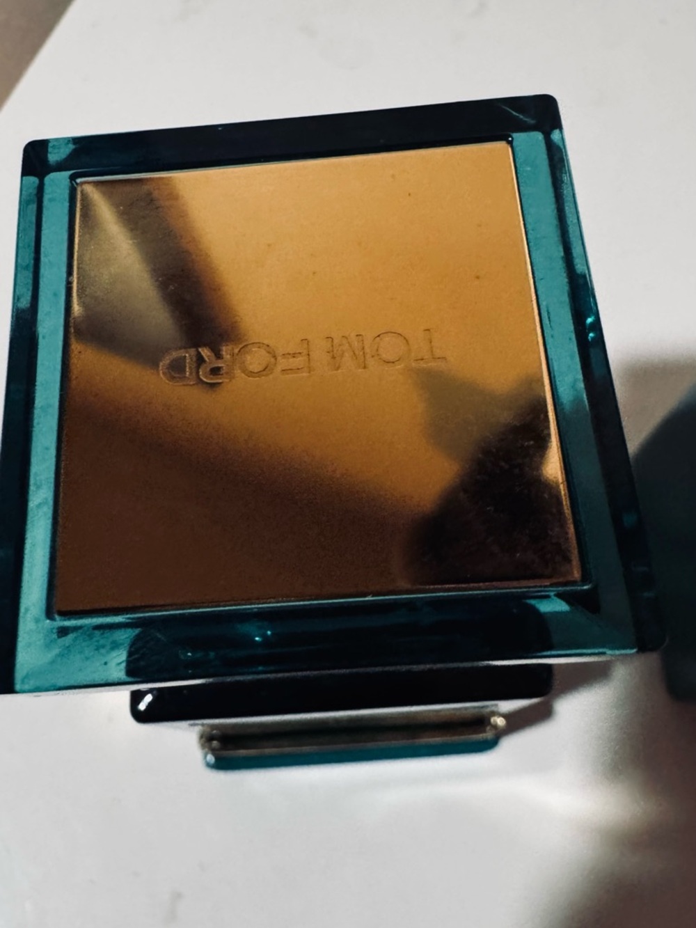 Tom Ford Azure Lime Teal & Gold Perfume Box - Picture 5 of 8